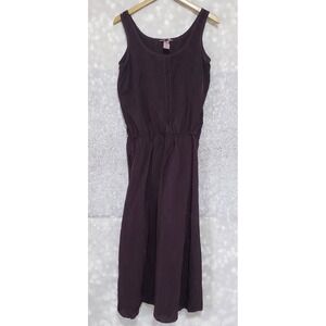 Hard Tail Forever Silk Purple Maxi Dress Sz Medium Boho Bemberg Sleeveless
